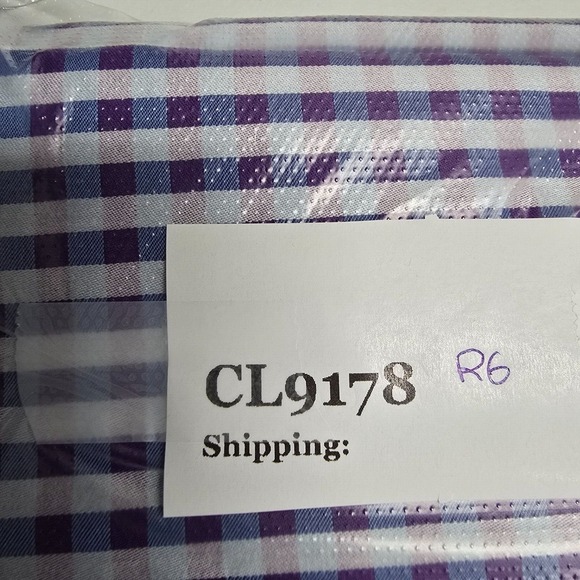 Robert Graham Shirt Mens XL Blue Plaid Ribbon Flip Cuffs Button‎ Up Long Sleeve - Picture 12 of 12